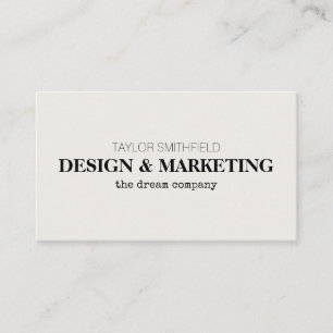 Cartão De Visita Tipos de Letra de Vintage Personalizados