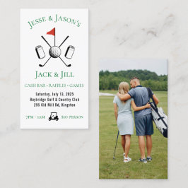 Cartão De Visita Tíquetes de evento Stag & doe /Jack e Jill Golf