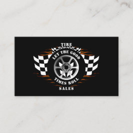 Cartão De Visita Tire Sales Store Mechanic Car Sales Parts Service 