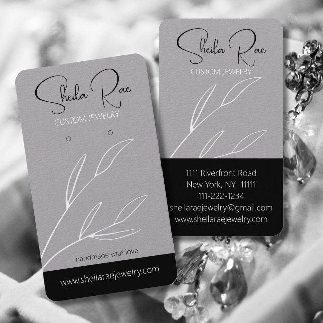 Cartão De Visita Titular da Placa de Exibição de Leitura de Script  (Criador carregado)