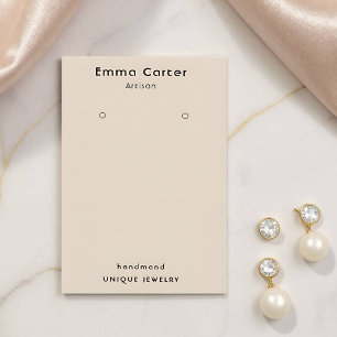 Cartão De Visita Titular Personalizável de Arranque de Boho Fabrica