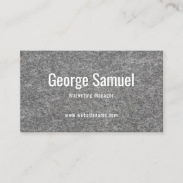 Cartão De Visita Título do Cargo Nome do Empregado Elegante Profiss