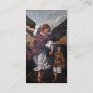 Cartão De Visita Tobias e Raphael do arcanjo - Titian