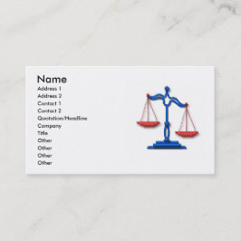 Cartão De Visita Toda a Lei Americana