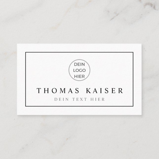 Cartão De Visita Tolle Visitenkarte für deine Firma Erstellen (Verso)