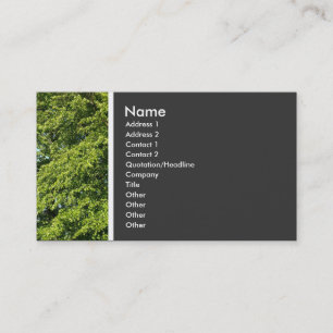 Cartão De Visita Tom de textura (Árvores II)