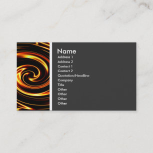 Cartão De Visita Tom de textura (espiral)
