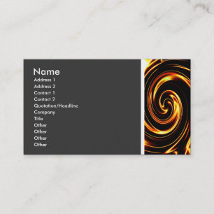 Cartão De Visita Tom de textura (espiral) - III