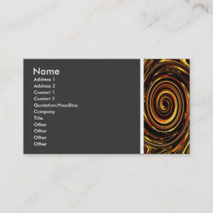 Cartão De Visita Tom de textura (espiral) - IIIa