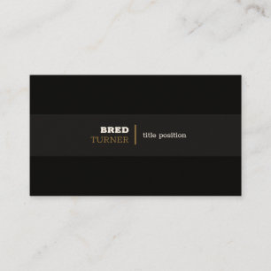 Cartão De Visita Tom Preto