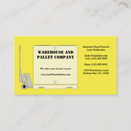 Cartão De Visita Tomada de palete