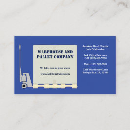 Cartão De Visita Tomada de palete