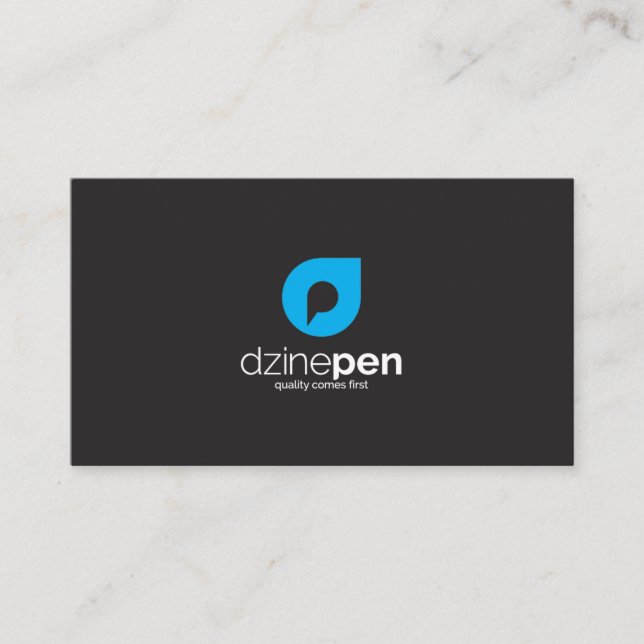 cartão de visita tomado partido dobro moderno (Frente)