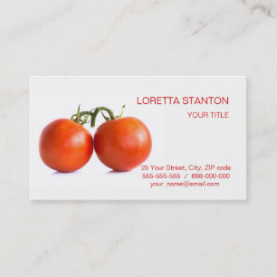 Cartão De Visita Tomate