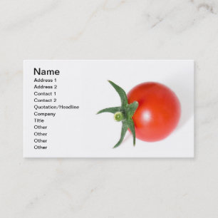 Cartão De Visita Tomate de cereja