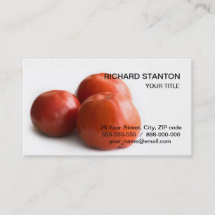 Cartão De Visita Tomate maduro