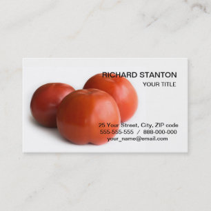 Cartão De Visita Tomate maduro