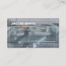 Cartão De Visita Tonalidade da janela do carro