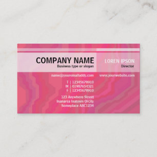 Cartão De Visita Toneladas Alternativas - Vermelho Marcado