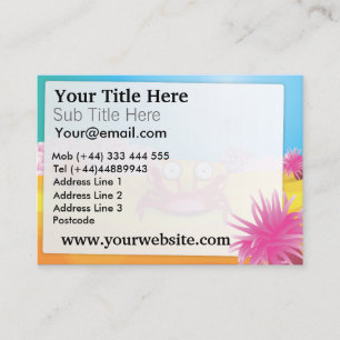 Cartão De Visita Tony, o Caranguejo