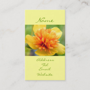 Cartão De Visita Toque do calor