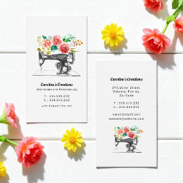 Cartão De Visita Torneira Preta-Vermelho Alcatrão Vermelho Branco