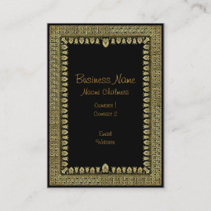 Cartão de visita total da elegância