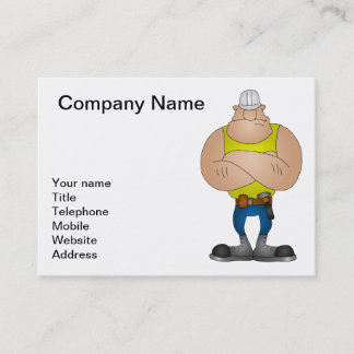Cartão De Visita Trabalhador da construção