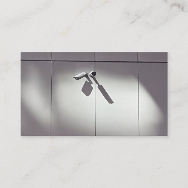 Cartão De Visita Trabalho Comercial da Câmera de Segurança CCTV (Frente)