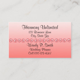 Cartão De Visita Trabalho de arte de Coração Testado