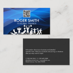 Cartão De Visita Trabalhos de malhação   Código QR