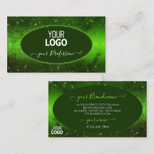 Traço verde marmoreado - Estrelas brilhantes com l