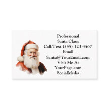 Traditional Santa Claus Business Card