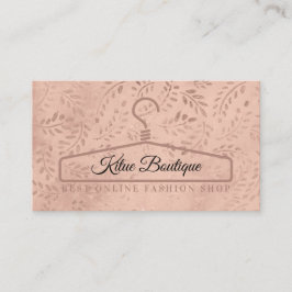 Cartão De Visita Traje Botânico de Costura