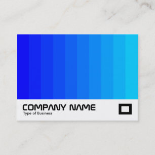 Cartão De Visita Transição de cor - tons de azul