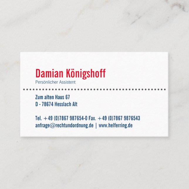 Cartão De Visita Transilvânia inspirada (Frente)