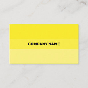 Cartão De Visita Transparência Contemporânea Amarelo Fresco