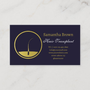 Cartão De Visita Transplante de pelo de remoção do pelo de açúcar