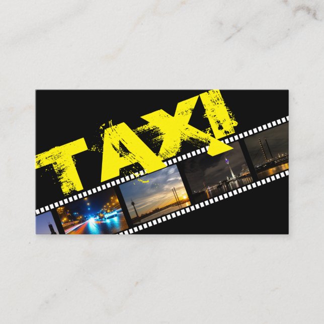Cartão De Visita Transportador de camionistas para taxistas profiss (Frente)