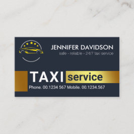 Cartão De Visita Transporte De Motorista De Táxi