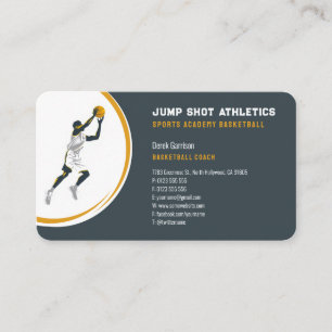 Cartão De Visita Treinador de basquetebol Formador desportivo