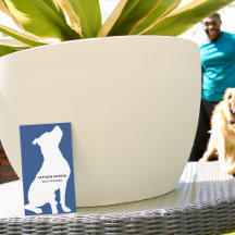Treinador de Cães Silhueta Moderna