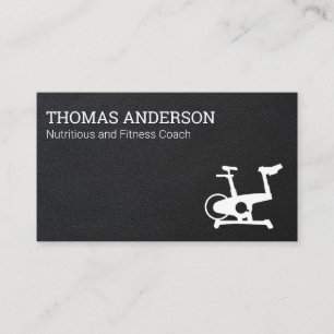Cartão De Visita Treinador de Fitness   Nutricionista Saúde   Estei