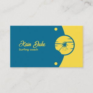 Cartão De Visita Treinador de surfe