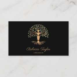 Cartão De Visita treinador de vida da terapeuta da vida yoga healer