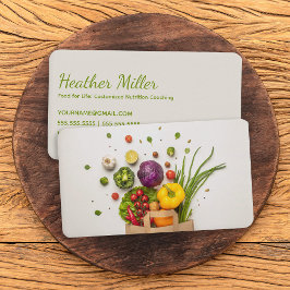 Cartão De Visita Treinador em Nutrição