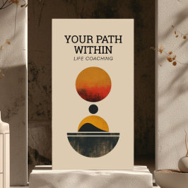 Cartão De Visita Treinador para a Serenidade do Eclipse Retrominima