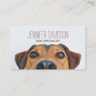 Cartão De Visita Treinador Personalizado de Cães
