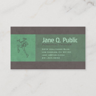 Cartão De Visita Treinador pessoal