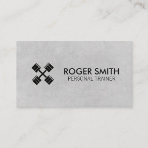 Cartão De Visita Treinador pessoal MALHAÇÃO Campainhas cruzadas